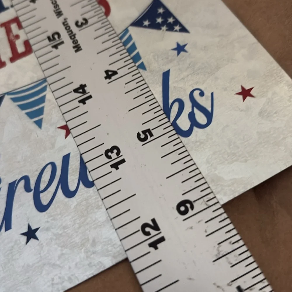 Family Friend and Fireworks Wall Decor